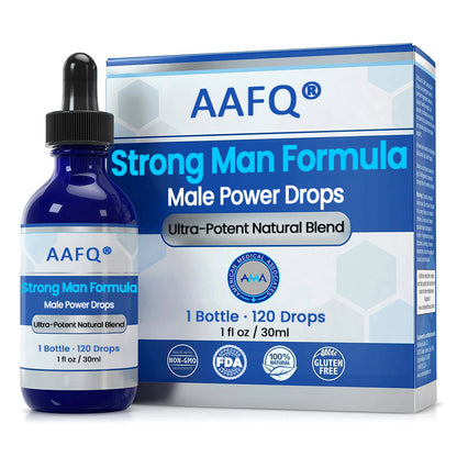 AAFQ® Gotas de Potencia Masculina – Botella Grande para Casa