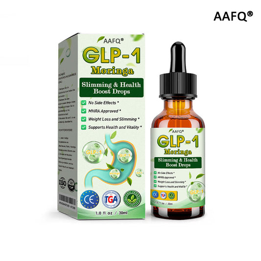 AAFQ® GLP-1 Moringa Slimming & Health Boost Drops 🌈(Food-grade fat burner – Developed by Obesiity Soiciety)