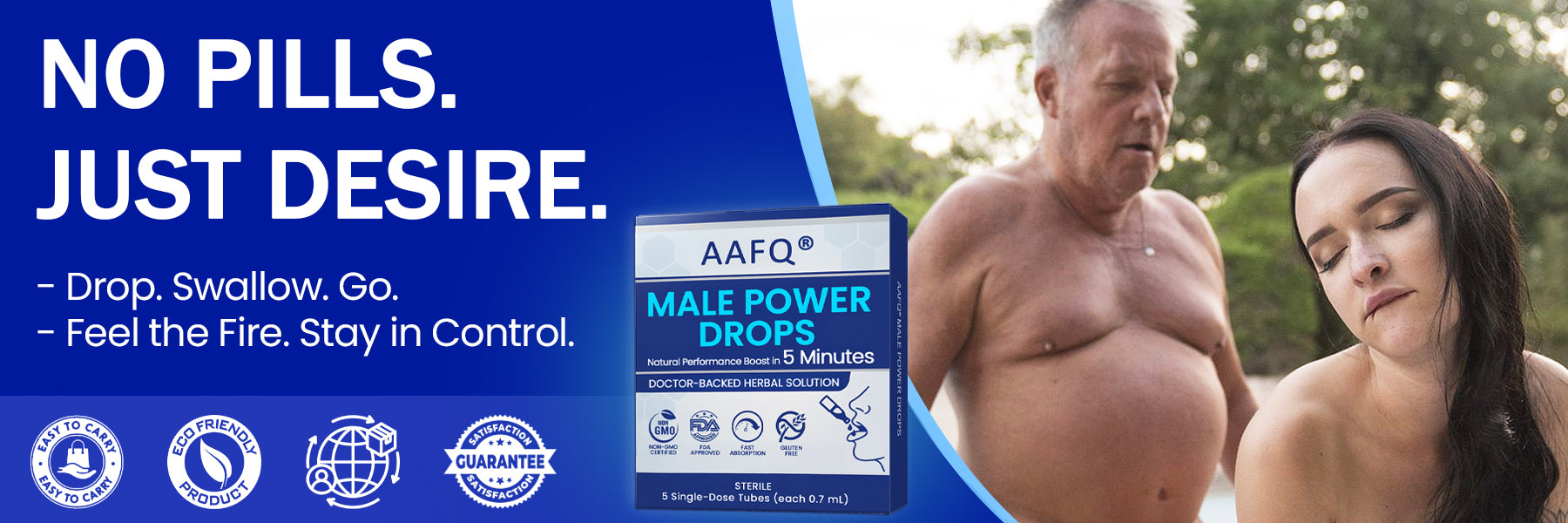 AAFQ® Male Power Drops - 2025 Upgrade: Your Pocket-Sized Secret
